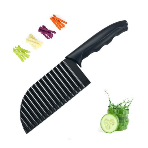 cuchillo ondulado para patatas y verduras